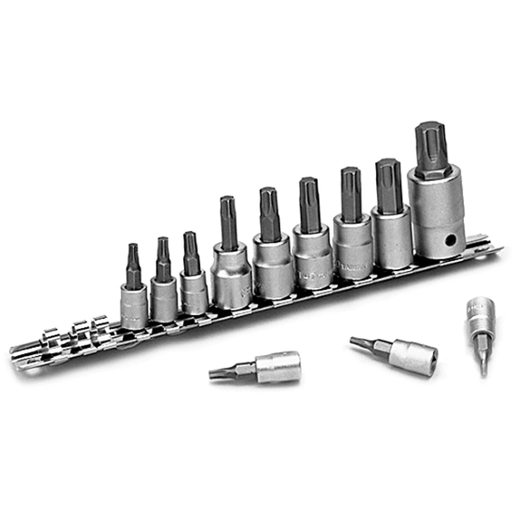 Wilmar Performance Tool W1335 12 Piece Star Bit Socket Set ChrV