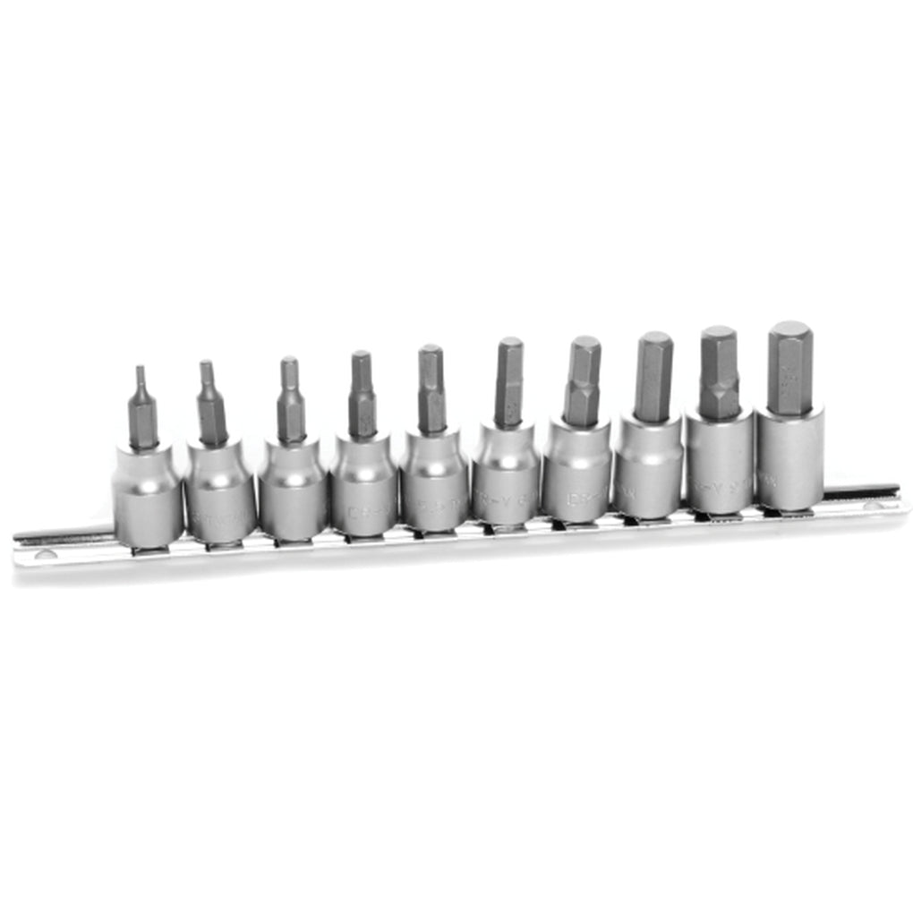 Wilmar Performance Tool W1388 10 Piece MET Hex Bit Socket Set
