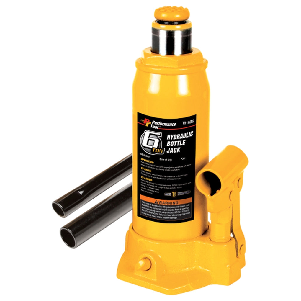 Wilmar Performance Tool W1625 6 Ton Hydraulic Bottle Jack