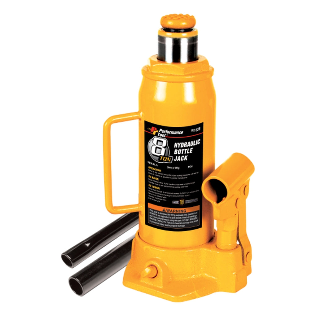 Wilmar Performance Tool W1628 8 Ton Hydraulic Bottle Jack