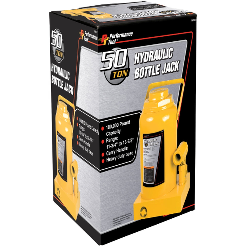 Wilmar Performance Tool W1637 50 Ton Heavy Duty Bottle Jack