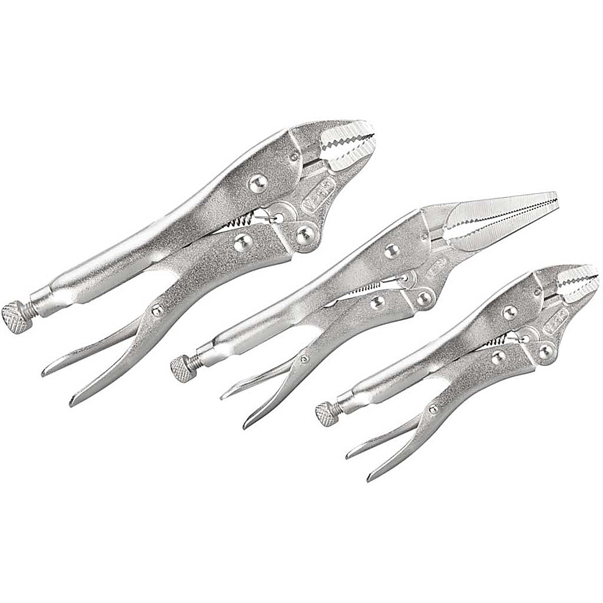 Performance Tool - W1782 - Locking Pliers Set, 3 Pcs