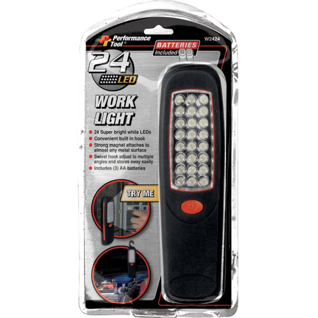 Wilmar Performance Tool W2424 3AA 24 LED Work Light