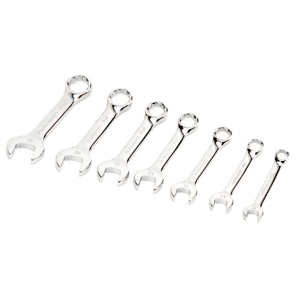 Wilmar Performance Tool W30607 7 Piece MM Full Polish Stubby Wr