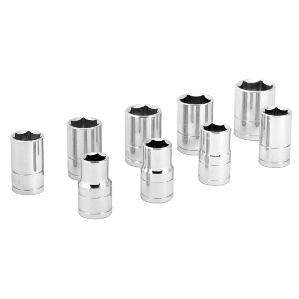 Wilmar Performance Tool W32202 9 Piece 1/2" Dr MET Socket Set