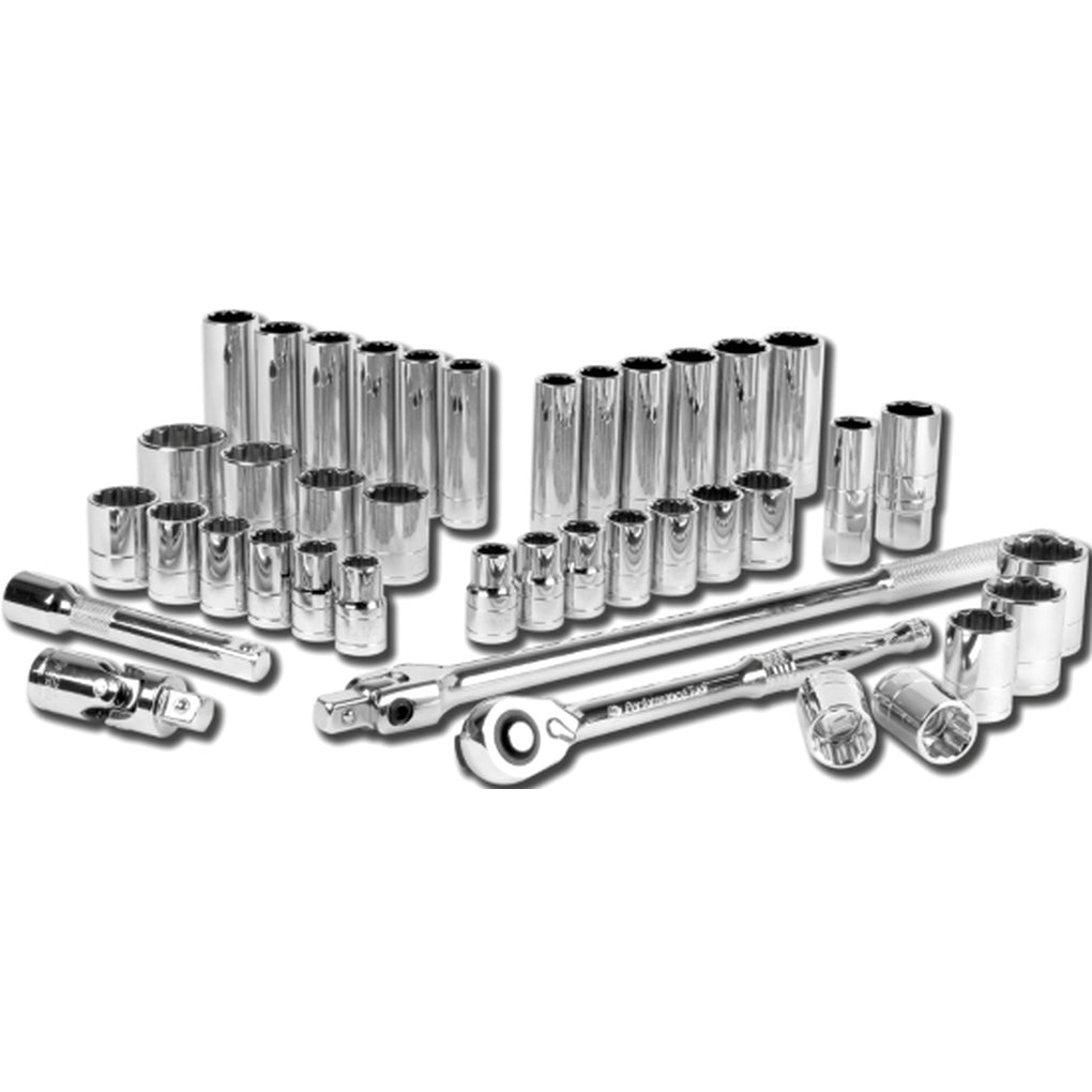 Wilmar Performance Tool W32905 40Pc 1/2" Dr Mechanic's Set