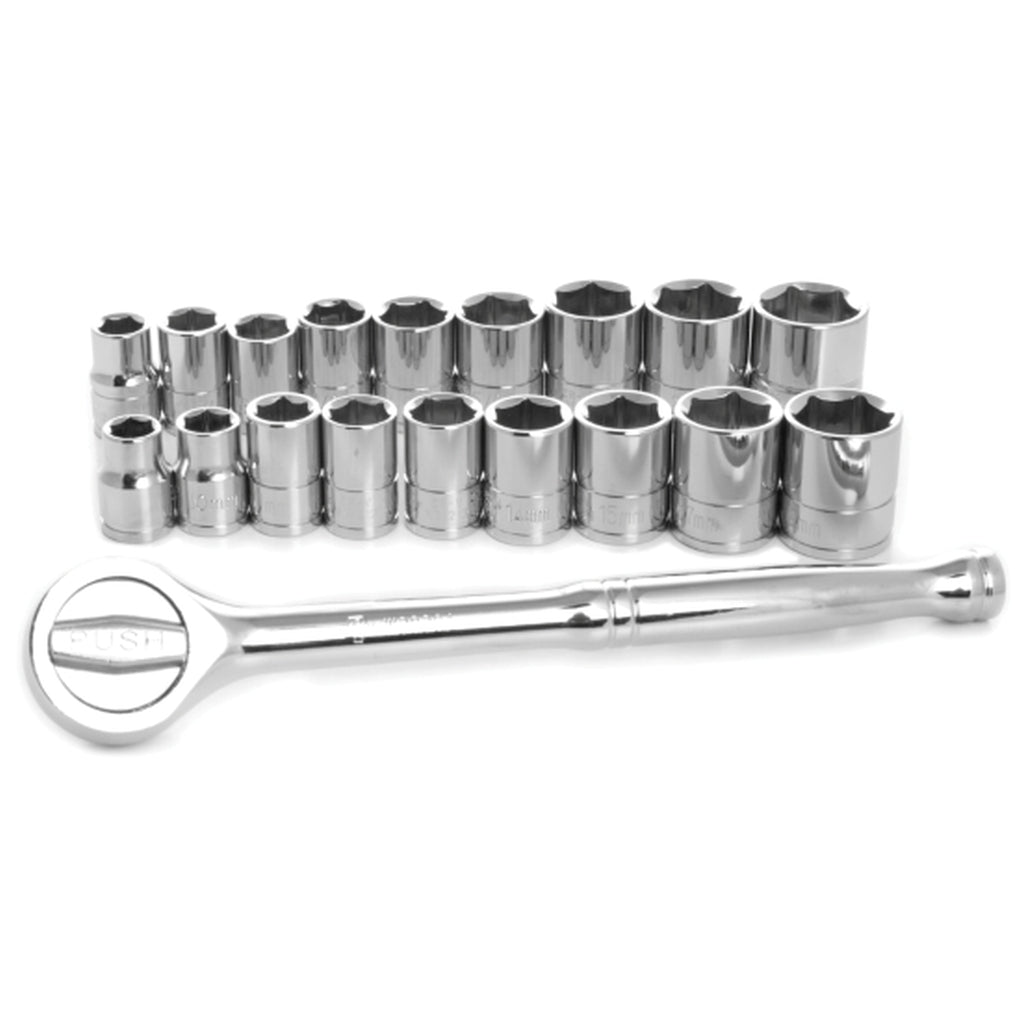 Wilmar Performance Tool W38301 19 Piece 3/8" Dr Socket Set