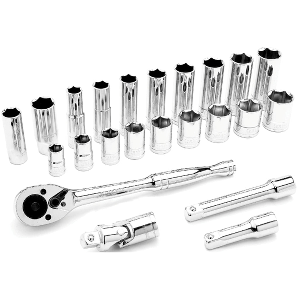 Wilmar Performance Tool W38914 23 Piece 3/8" Dr MET Socket Set