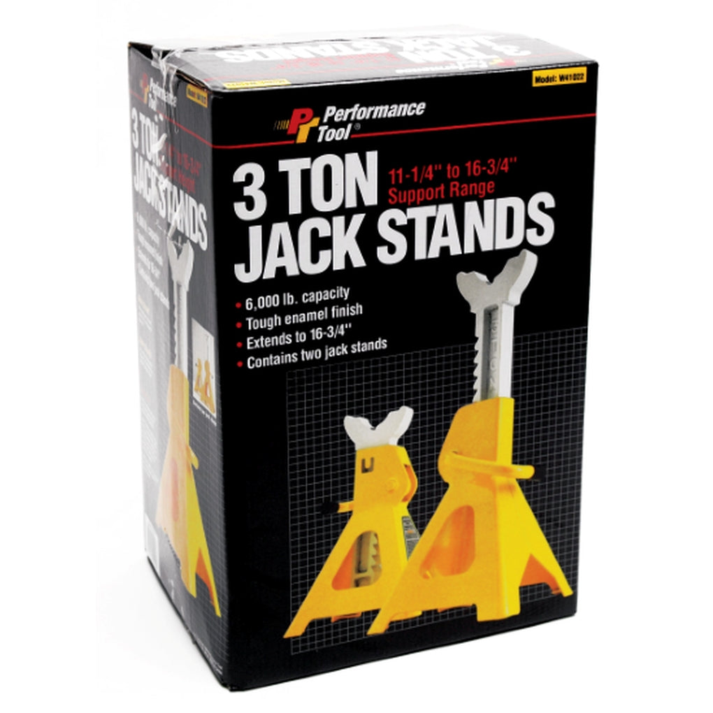 Wilmar Performance Tool W41022 3 Ton Jack Stands (1 pair)