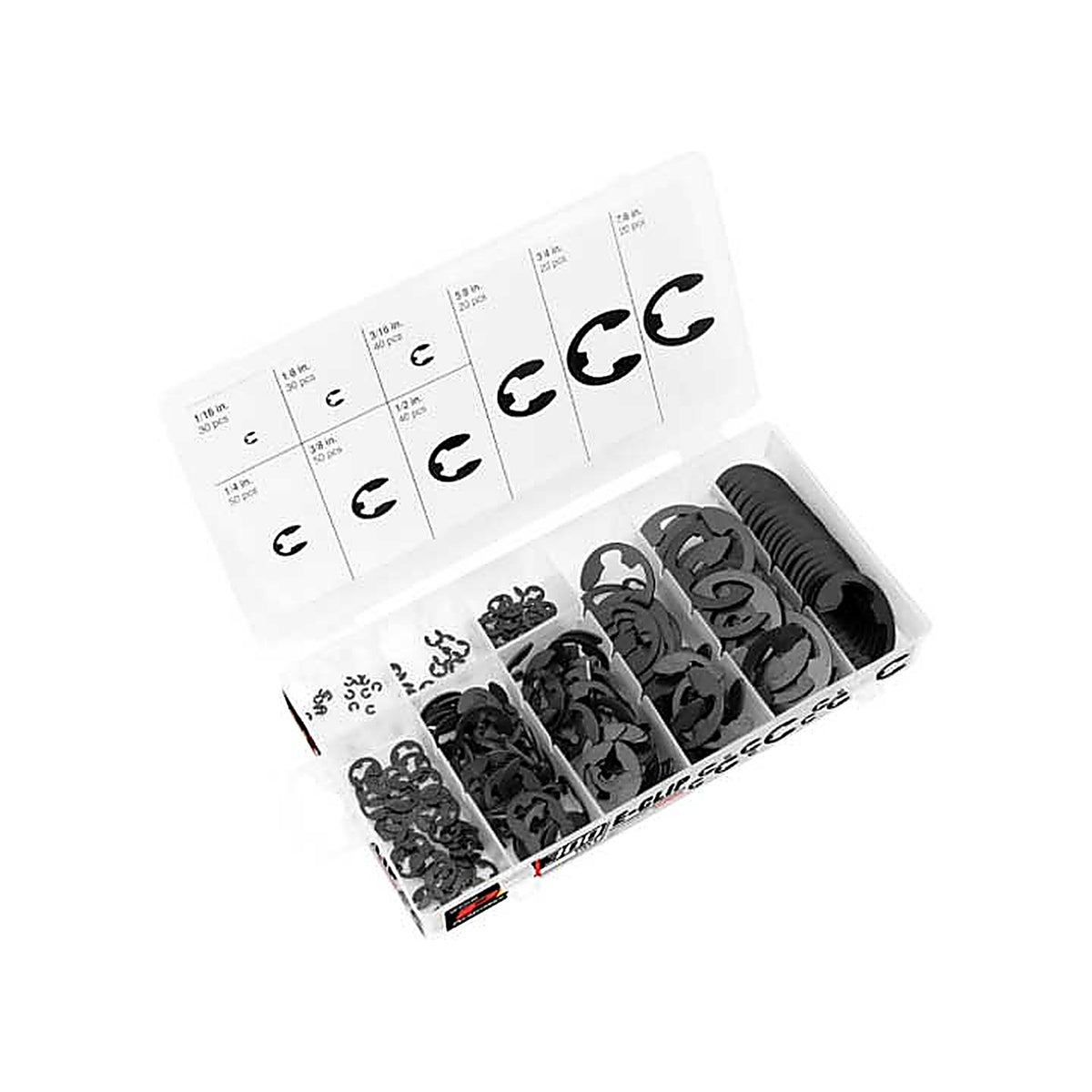 Performance Tool - W5208 - 300 Piece E-Clip Assortment