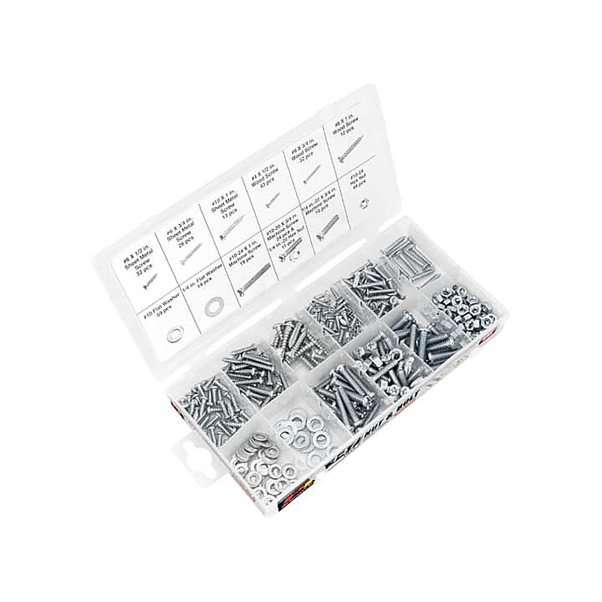 Performance Tool - W5221 - 347 Piece SAE Nuts & Bolts Asst
