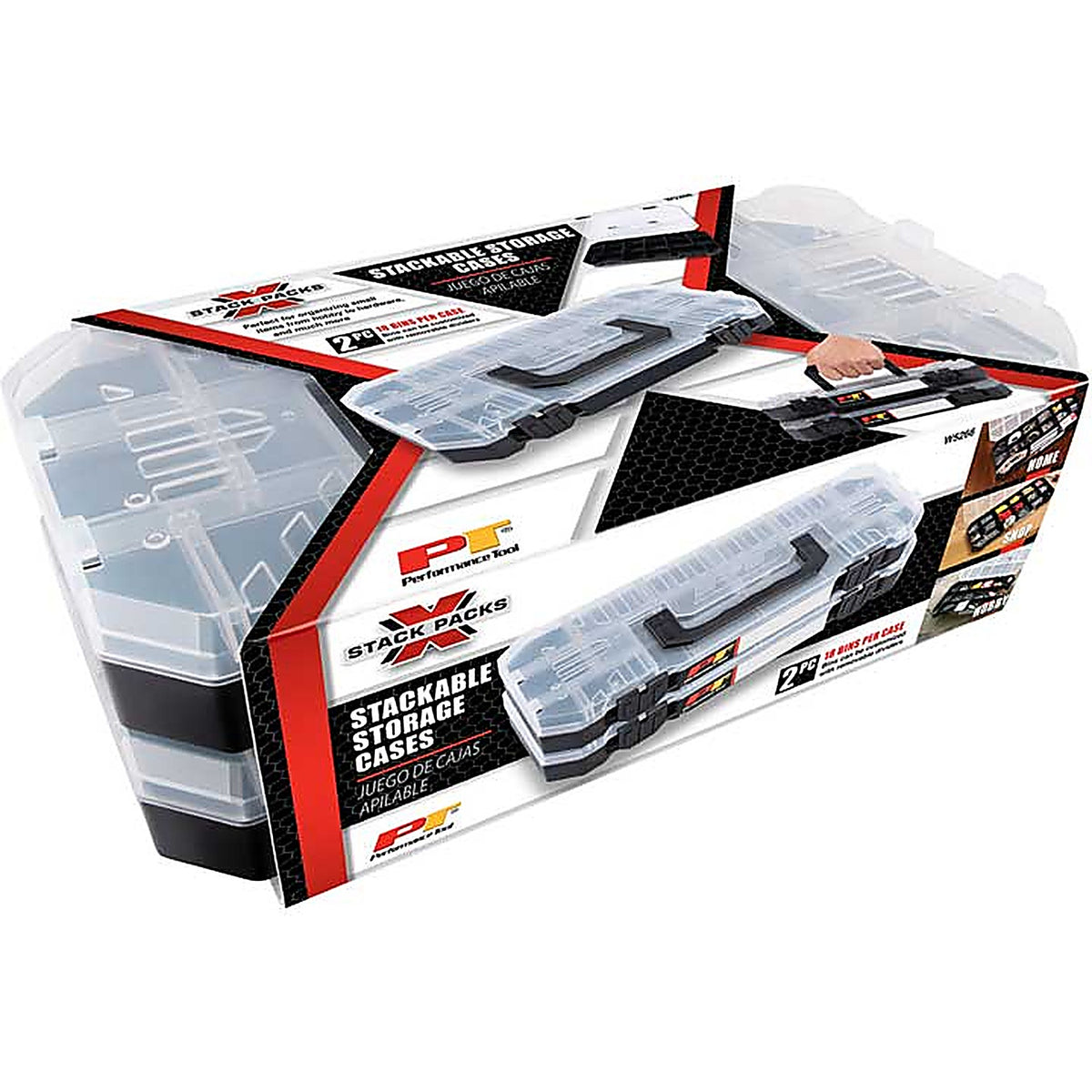 Performance Tool - W5266 - 2 Piece Stackable Storage Case