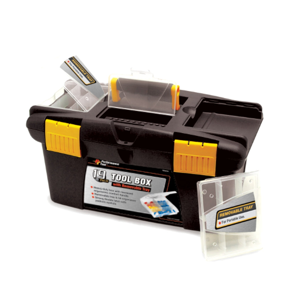Wilmar Performance Tool W54019 19" Plastic Tool Box