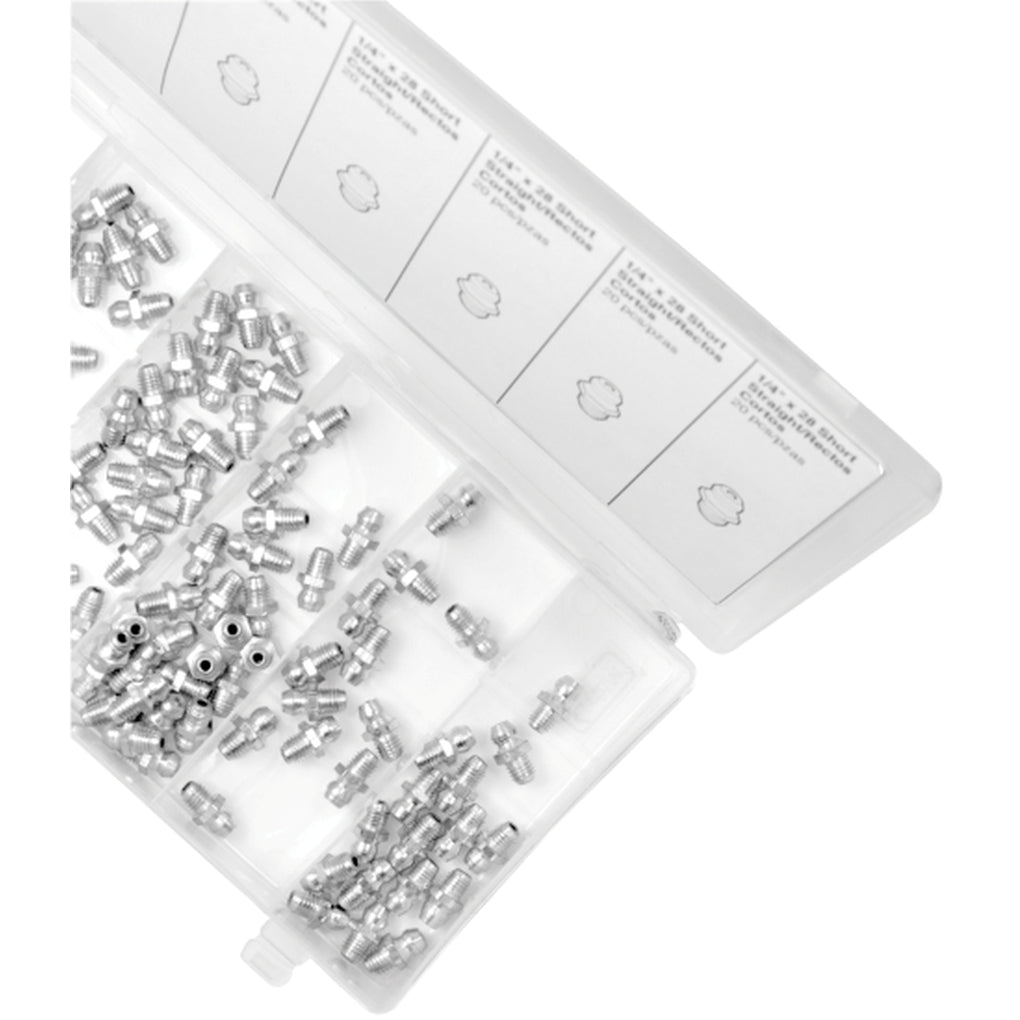 Wilmar Performance Tool W54251 100-Piece Standard Grease Fitting Assortment