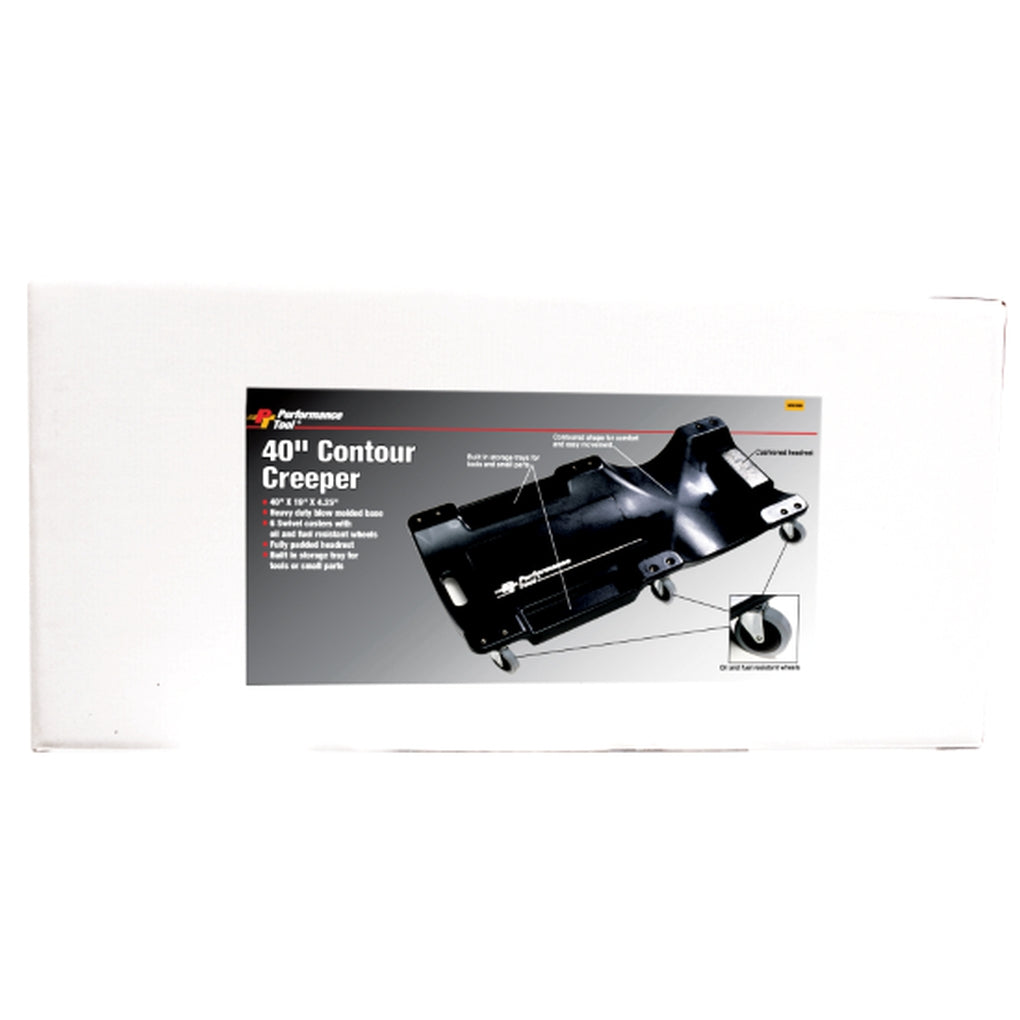 Wilmar Performance Tool W85006 40" Plastic Creeper w/6 Casters