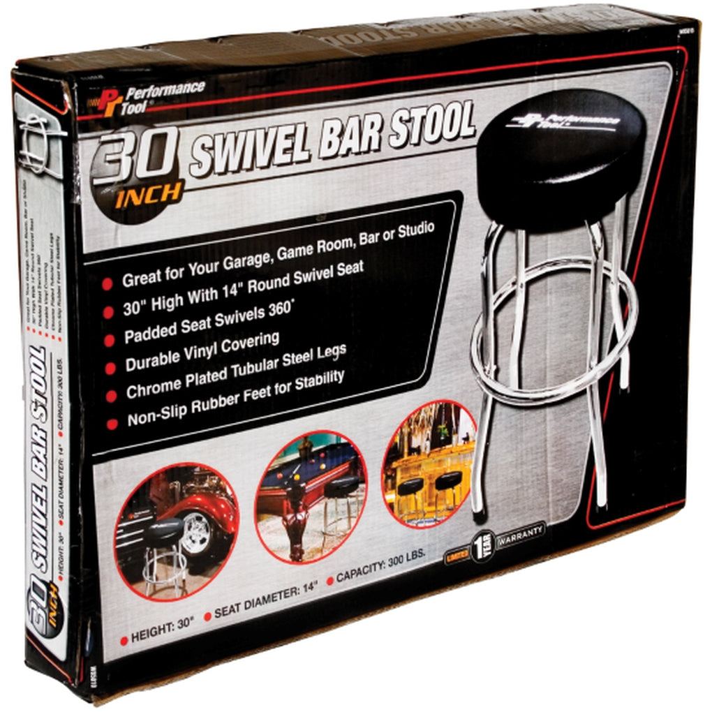 Wilmar Performance Tool W85010 Bar Stool w/Swivel Seat