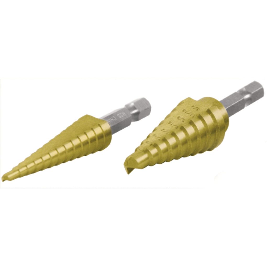 Wilmar Performance Tool W9004 2-Piece Step Drill Set