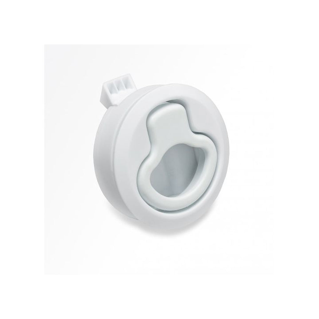 Whitecap 3227WC White Nylon Nonlocking Slam Latch (Pkgd)