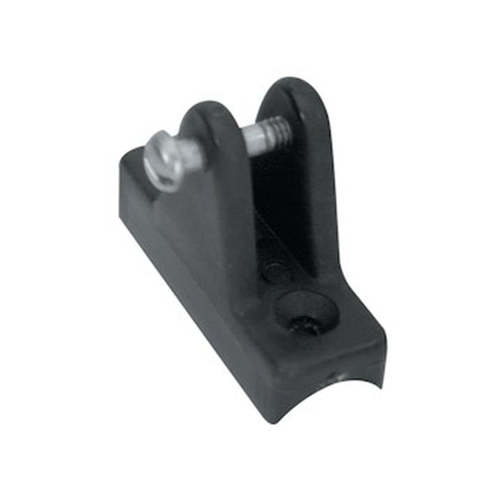 Whitecap 3443BP Pkgd 7/8In Rail Hinge (Pr) Blk