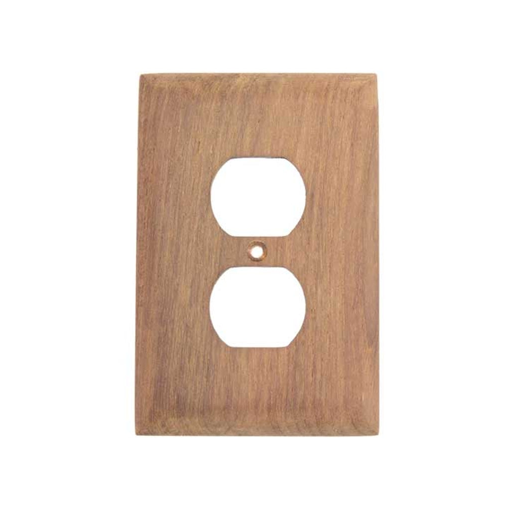 Whitecap 60170 Teak Dual Outlet Cover