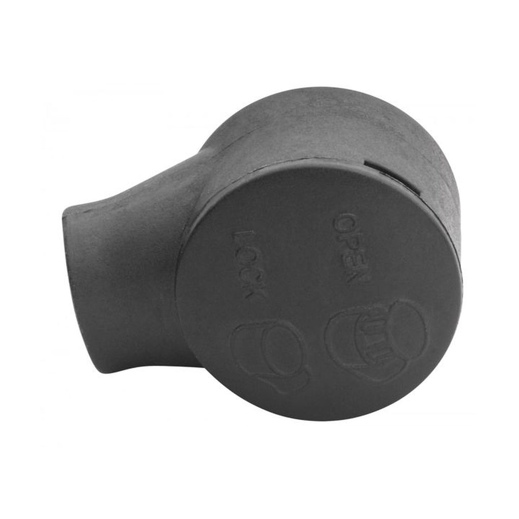 Whitecap G-1130C Pkgd Blk Plastic End Fitting W/Snap Cap (For 10MM Ball)