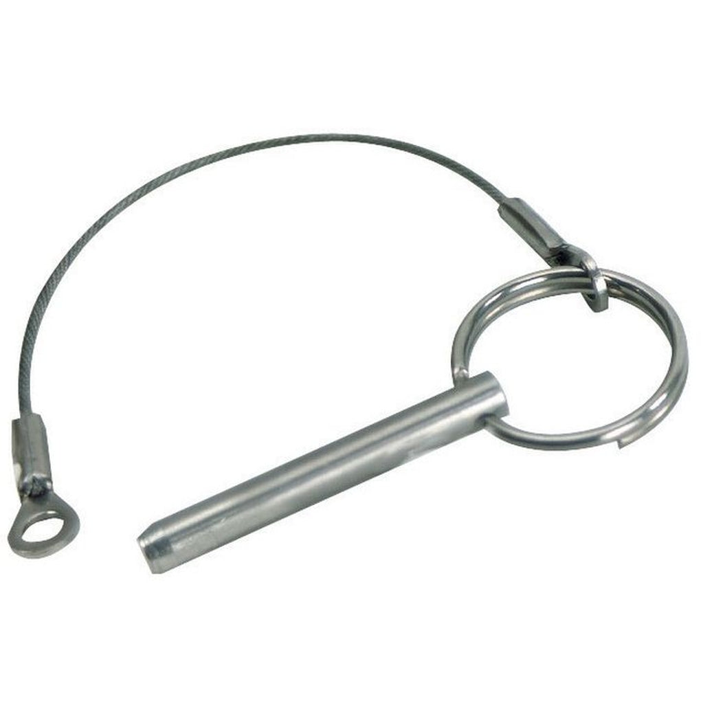 Whitecap S-1020C Pkgd SS Quick Release Pin 1In &Lanyard W/Tab