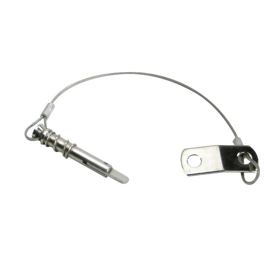 Whitecap S-1021C Pkgd SS Spring Type Pin &Lanyard W/Tab
