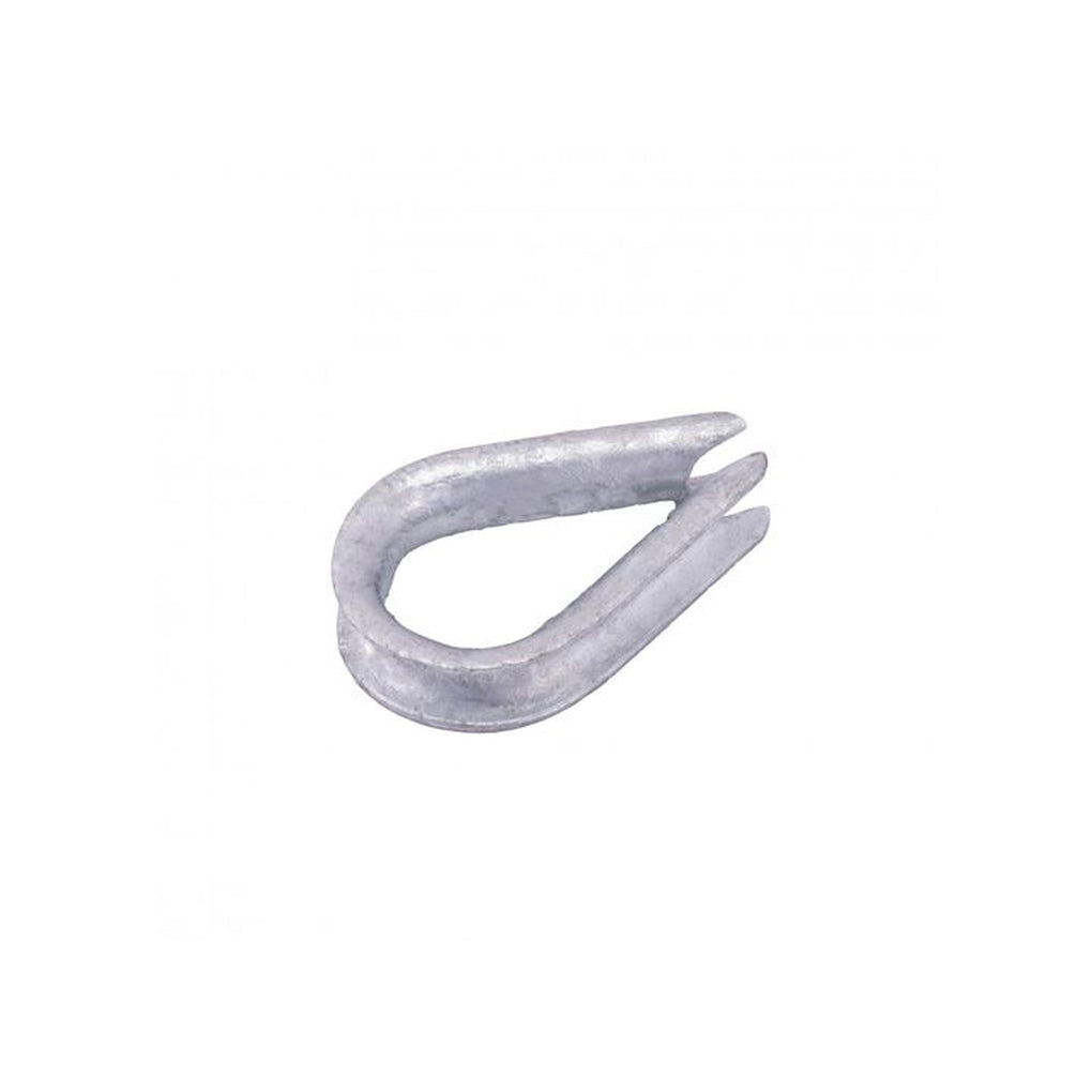 Whitecap S-1540P Pkgd Galvanized Rope Thimble3/8In