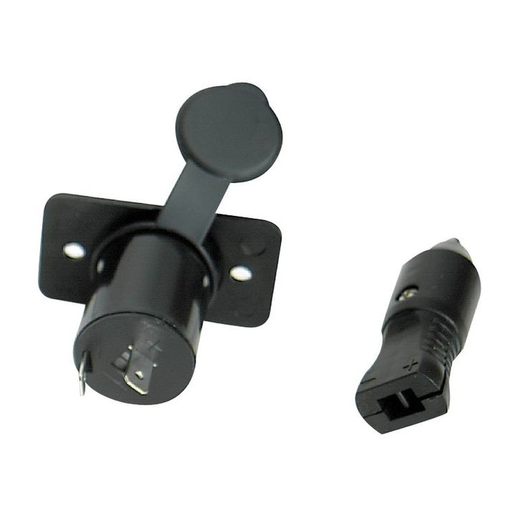 Whitecap S-8072C Pkgd Socket & Cap Only Black Nylon
