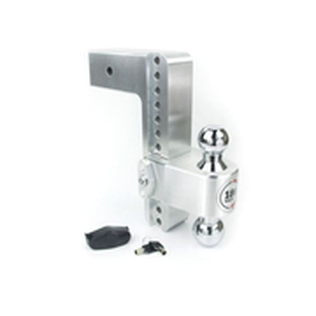 Weigh Safe CTB10-3 180 Turnover Ball 10 Drop Hitch w/3 Shank & Chrome Plated 2 & 25/16 Ball W/W503