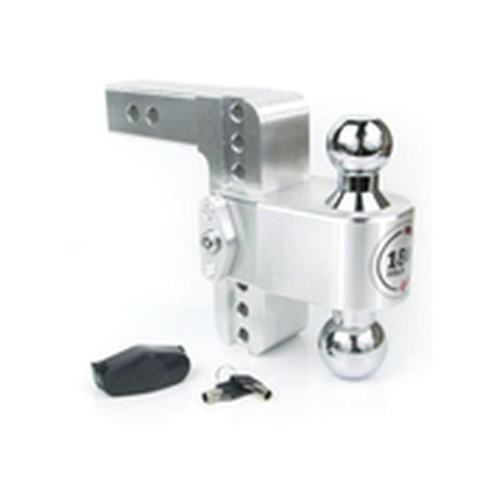 Weigh Safe CTB6-2 180 Turnover Ball 6 Drop Hitch w/2 Shank & Chrome Plated 2 & 25/16 Ball W/W503