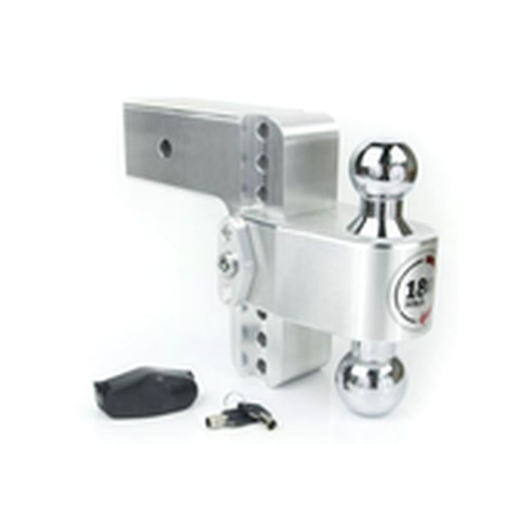 Weigh Safe CTB6-3 180 Turnover Ball 6 Drop Hitch w/3 Shank & Chrome Plated 2 & 25/16 Ball W/W503