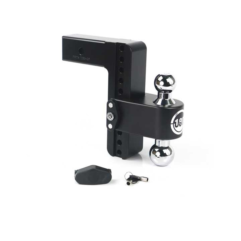 Weigh Safe CTB8-2.5-CER-BLA Turnover Ball 8In Drop Hitch w/2.5In Shank (8K/14.5K Gtwr)W/Cerakote