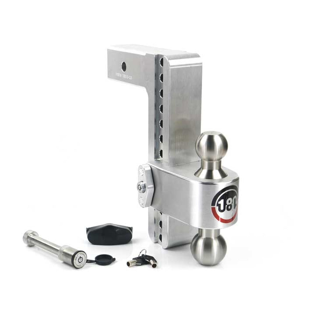 Weigh Safe LTB10-2.5-KA Turnover Ball 10 Drop Hitch w/2.5 Shank Keyed Alike Ws05 Included