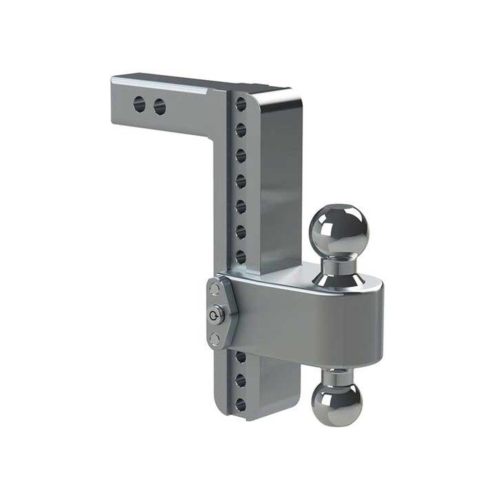 Weigh Safe LTB10-2 Turnover Ball 10In Drop Hitch w/2In Shank 8K/10K Gtwr W/Dual Pin Lock