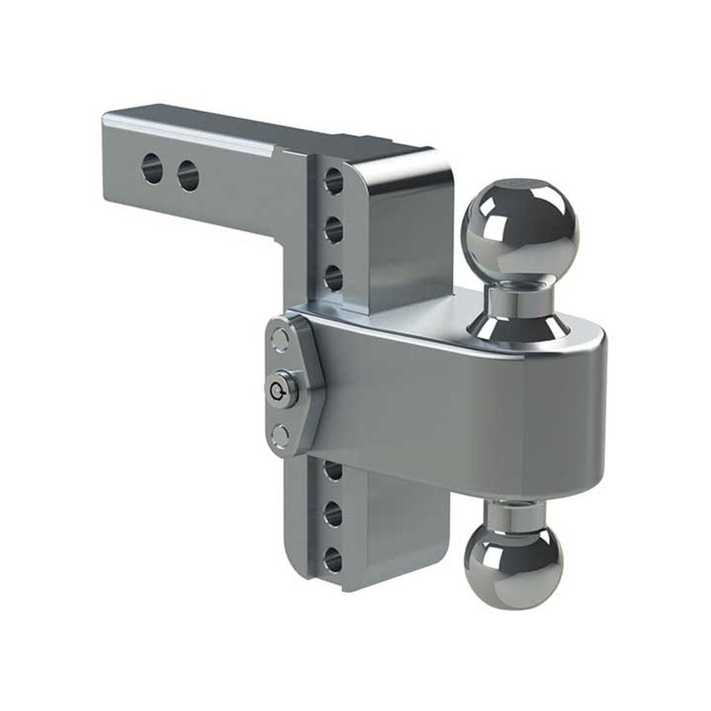 Weigh Safe LTB6-2 Turnover Ball 6In Drop Hitch w/2In Shank 8K/10K Gtwr W/Dual Pin Lock