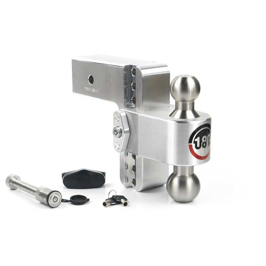 Weigh Safe LTB6-3-KA Turnover Ball 6 Drop Hitch w/3 Shank Keyed Alike Ws05 Included