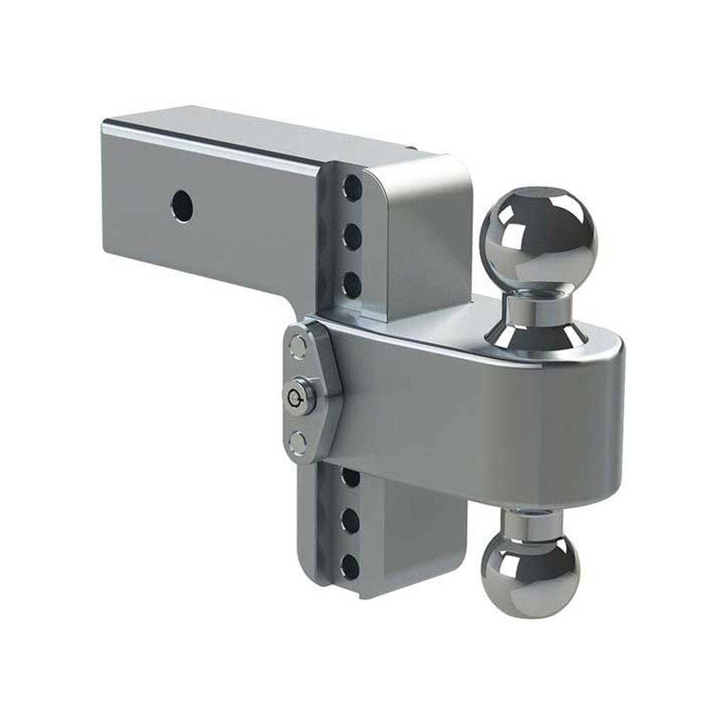 Weigh Safe LTB6-3 Turnover Ball 6In Drop Hitch w/3In Shank 8K/21K Gtwr W/Dual Pin Lock