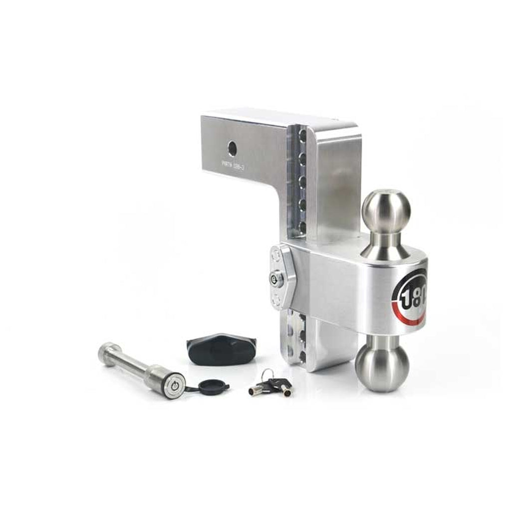 Weigh Safe LTB8-3-KA Turnover Ball 8 Drop Hitch w/3 Shank Keyed Alike Ws05 Included