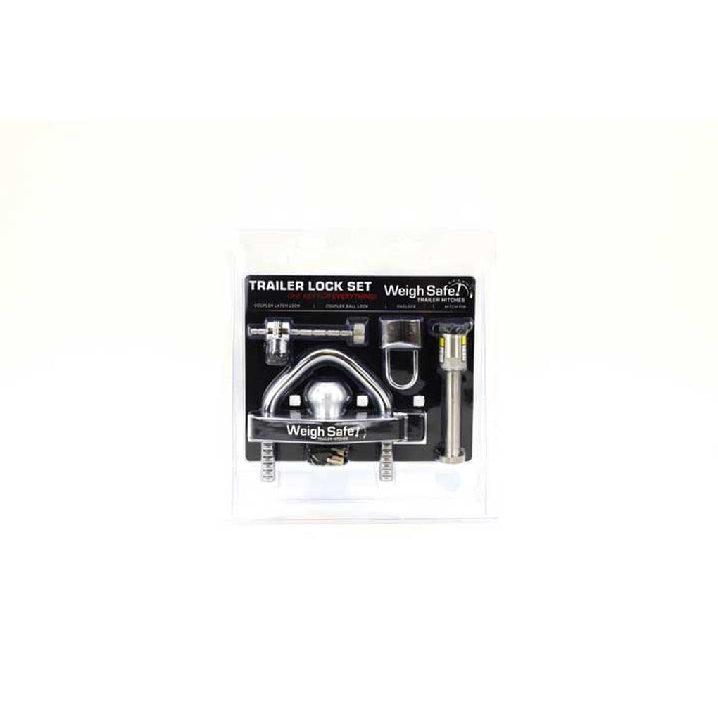 Weigh Safe WS26 Keyed Alike Lock Set Trailer Coupler Lock Latch Lock Receiver Lock and Padlock
