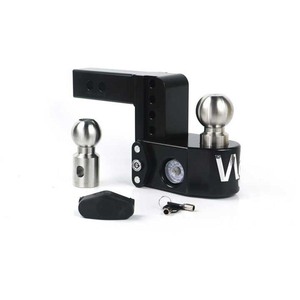 Weigh Safe WS4-2-CER-BLA Weigh Safe 4In Drop Hitch w/2In Shank (8K/10K Gtwr)W/Cerakote