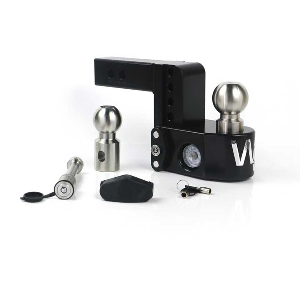 Weigh Safe WS4-2-KA-CER-BLA Weigh Safe 4In Drop Hitch w/2In Shank (8K/10K Gtwr)W/Cerakote