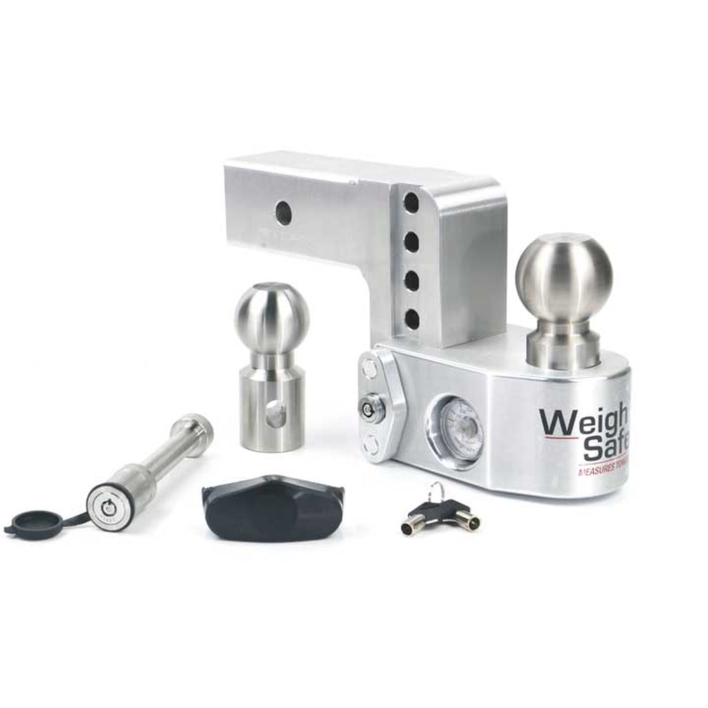 Weigh Safe WS4-2.5-KA Weigh Safe 4 Drop Hitch w/2.5 Shank Keyed Alike Ws05 Included