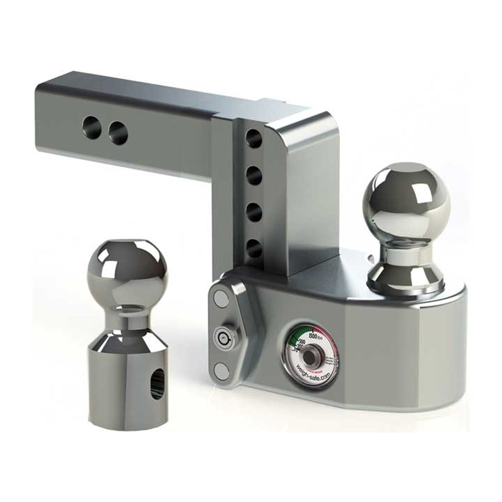 Weigh Safe WS4-2 Weigh Safe 4In Drop Hitch w/2In Shank (8K/10K Gtwr)