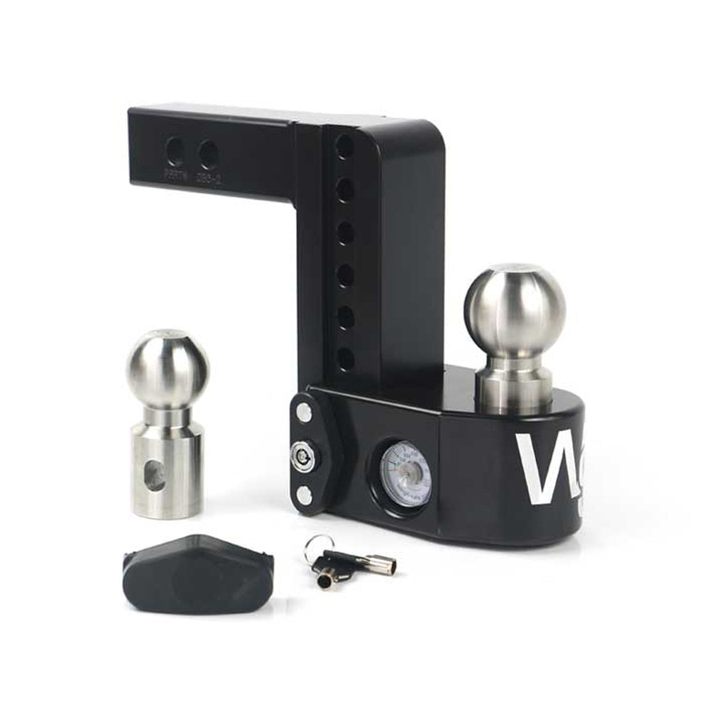 Weigh Safe WS6-2-CER-BLA Weigh Safe 6In Drop Hitch w/2In Shank (8K/10K Gtwr)W/Cerakote