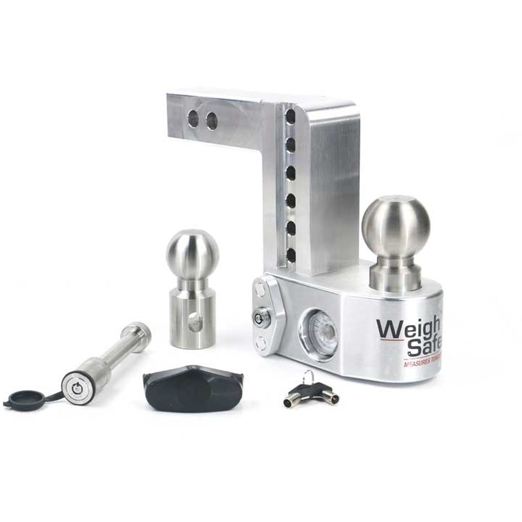 Weigh Safe WS6-2-KA Weigh Safe 6 Drop Hitch W/2 Shank Keyed Alike Ws05 Included