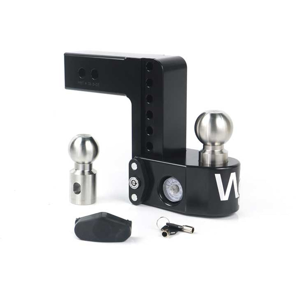 Weigh Safe WS6-2.5-CER-BLA Weigh Safe 6In Drop Hitch w/2.5In Shank (8K/14.5K Gtwr)W/Cerakote