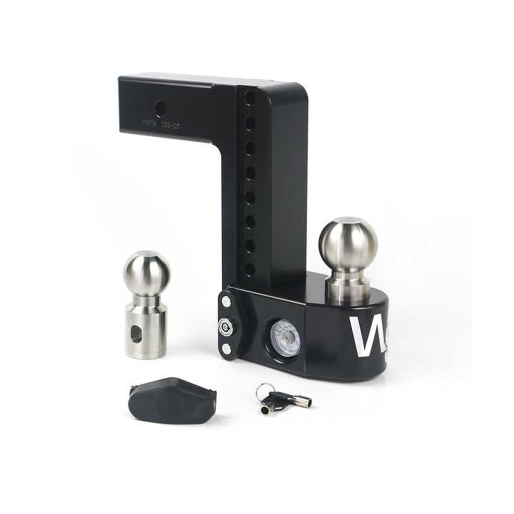 Weigh Safe WS8-2.5-CER-BLA Weigh Safe 8In Drop Hitch w/2.5In Shank (8K/14.5K Gtwr)W/Cerakote