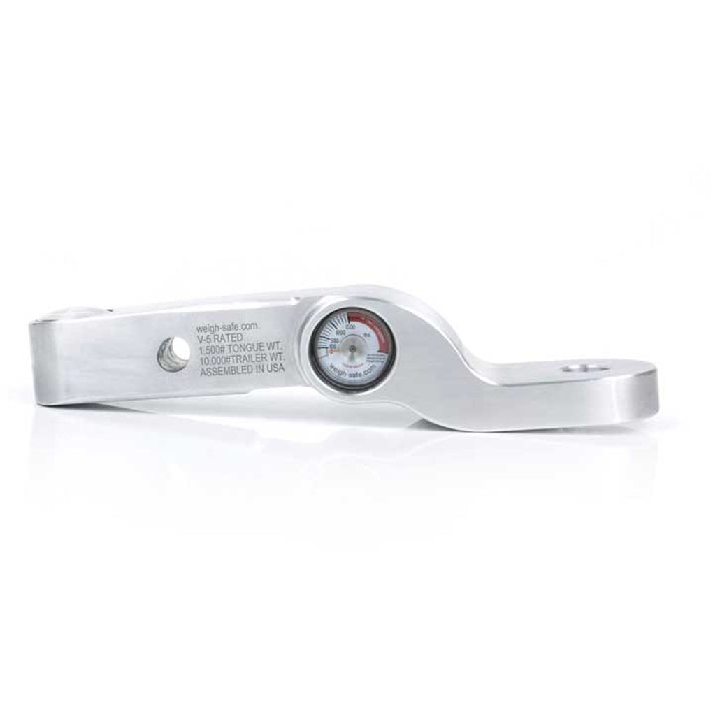 Weigh Safe WSFH2-2 Tongue Weighing Fixed Height Ball Mount w/Gauge 2In Drop 2In Shank (10K Gtwr)