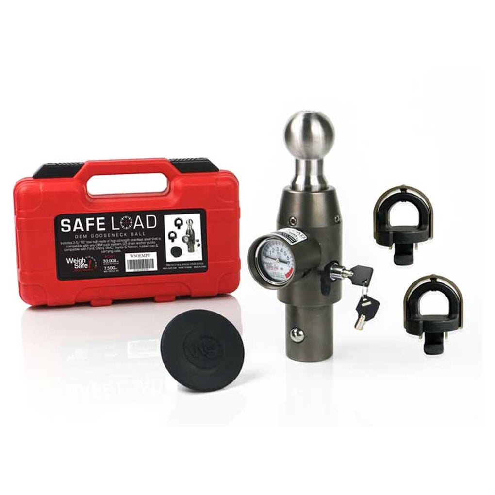 Weigh Safe WSOEMPU Weigh Safe Gooseneck Ball OEM Ford Chevrolet Ect. (30K Gtwr) W/Pucks
